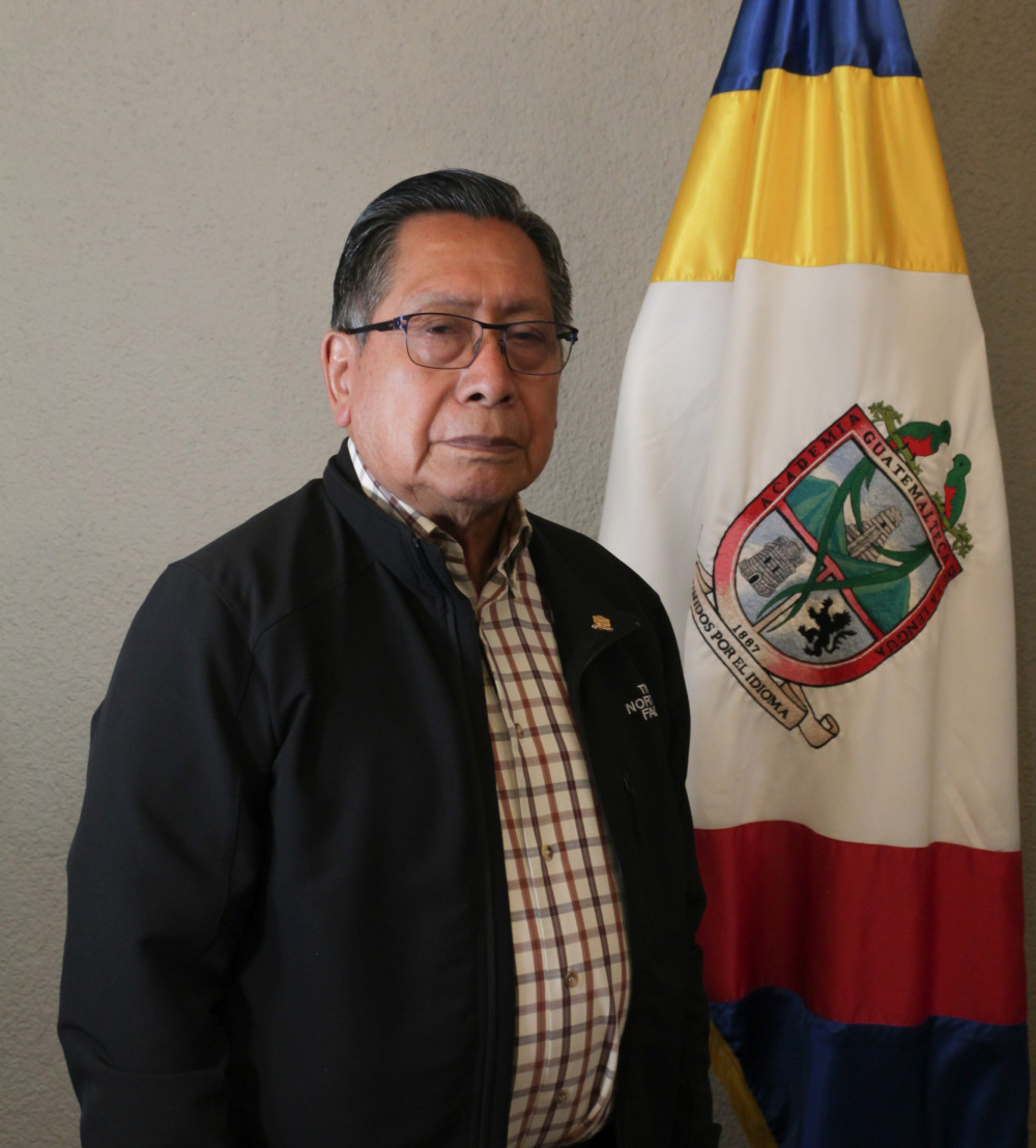 Francisco Morales Santos, miembro de número de la Academia Guatemalteca de la Lengua.