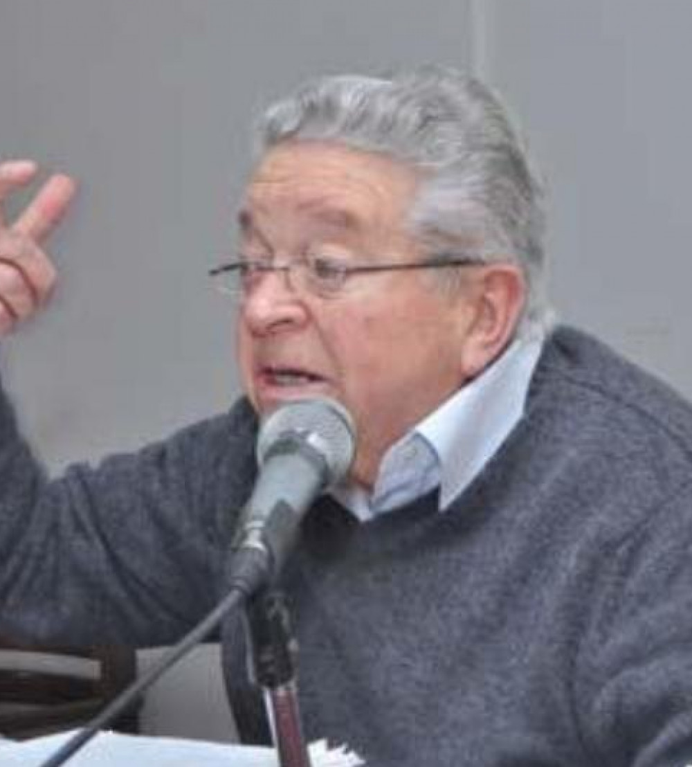 Alberto Bailey, miembro de la Academia Boliviana de la Lengua. Foto: La Patria.