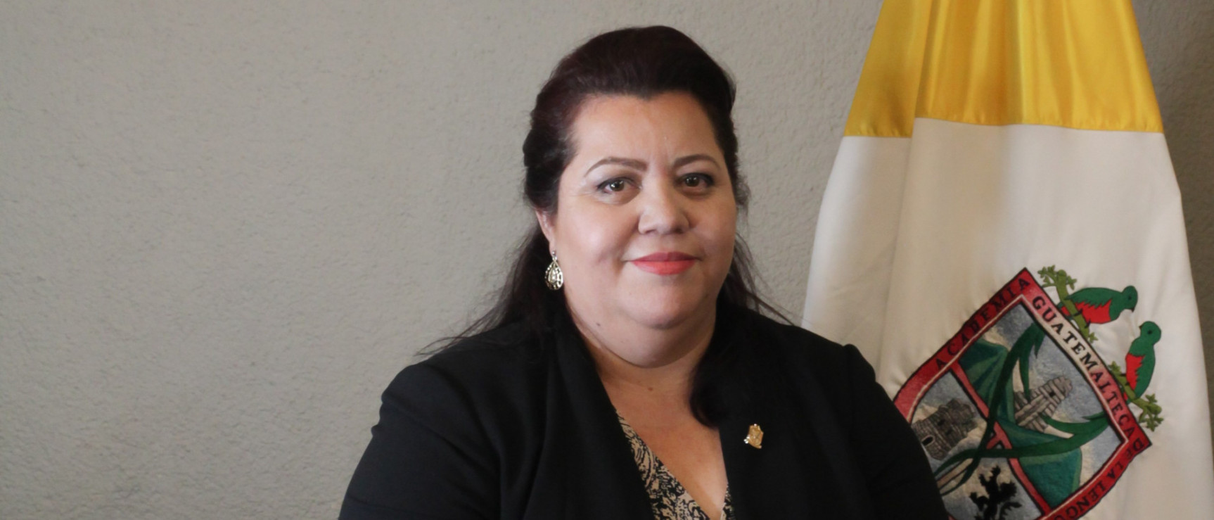 Raquel Montenegro, miembro de la Academia Guatemalteca de la Lengua.