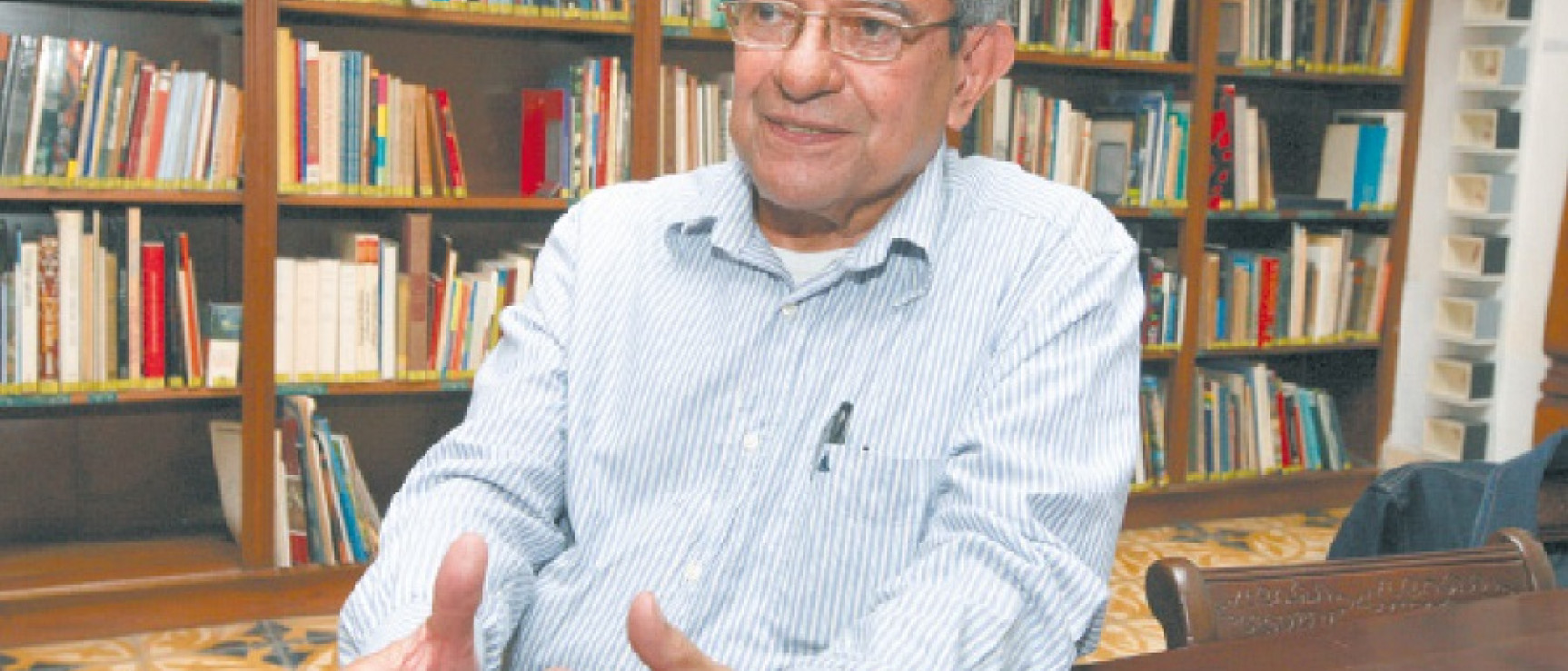 Marcos Carías Zapata, director de la Academia Hondureña de la Lengua