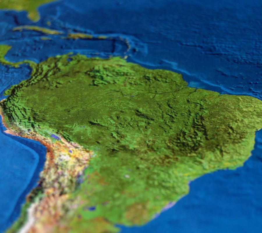 Mapa de Sudamérica (foto: Pixabay)