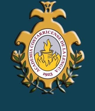 Emblema actual de la Academia Costarricense de la Lengua