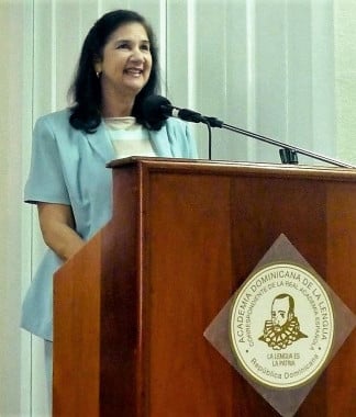 Irene Pérez Guerra, miembro de la Academia Dominicana de la Lengua