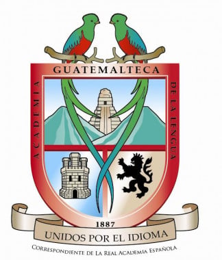 Escudo de la Academia Guatemalteca de la Lengua