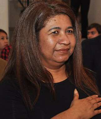 María T. Vargas, miembro de número de la Academia Hondureña de la Lengua.