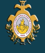Emblema actual de la Academia Costarricense de la Lengua