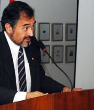 Víctor Casartelli, miembro de la Academia Paraguaya de la Lengua Española. Foto: ABC Color.