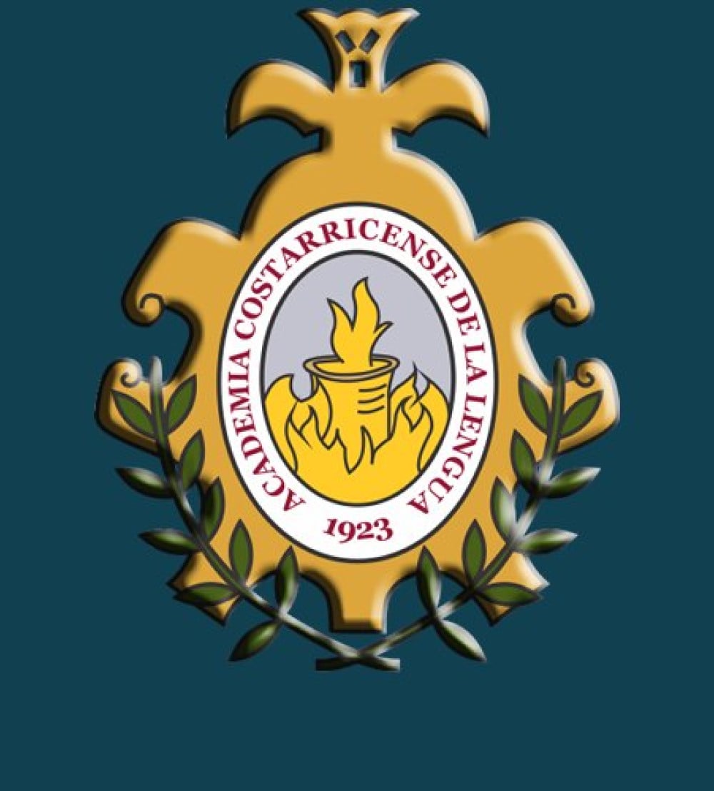 Emblema actual de la Academia Costarricense de la Lengua