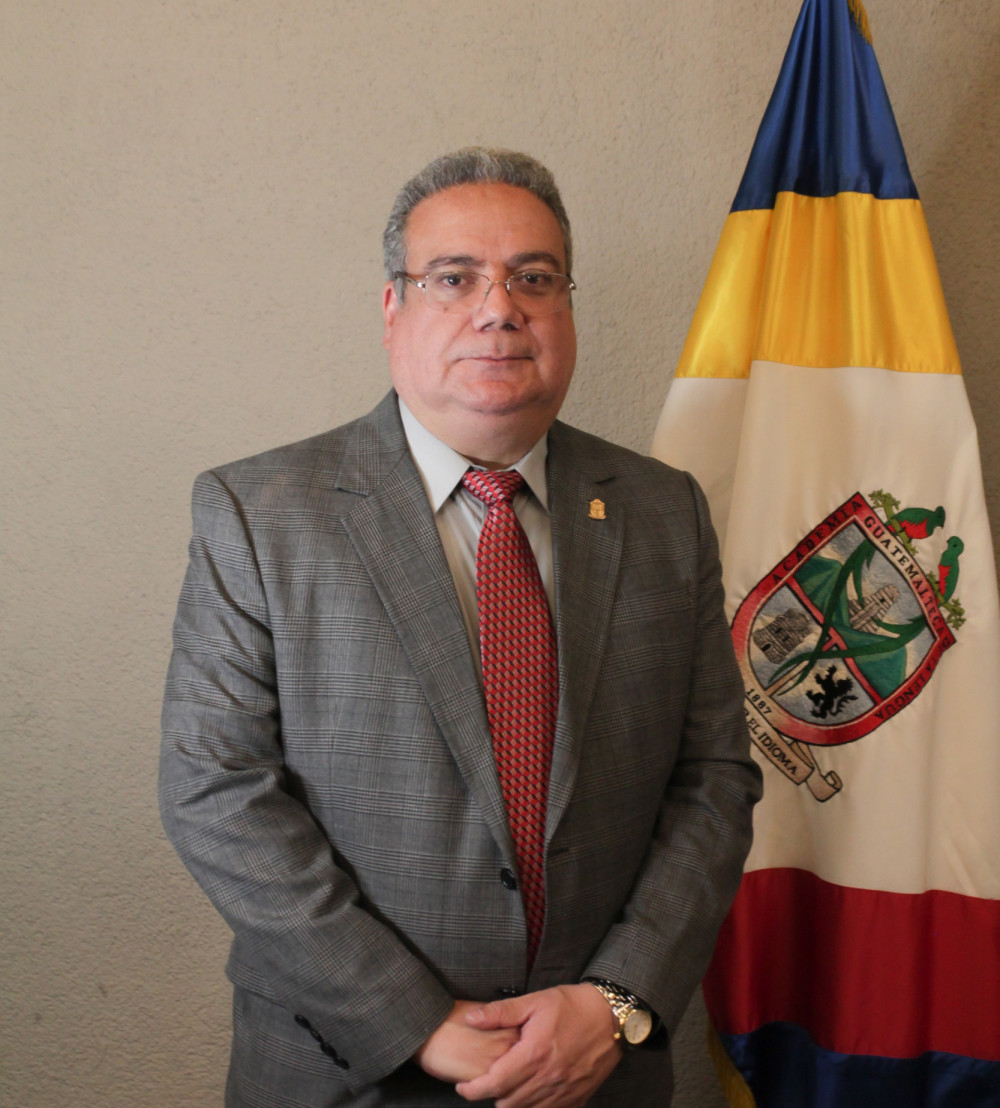 Gustavo García Fong, miembro de la Academia Guatemalteca de la Lengua.