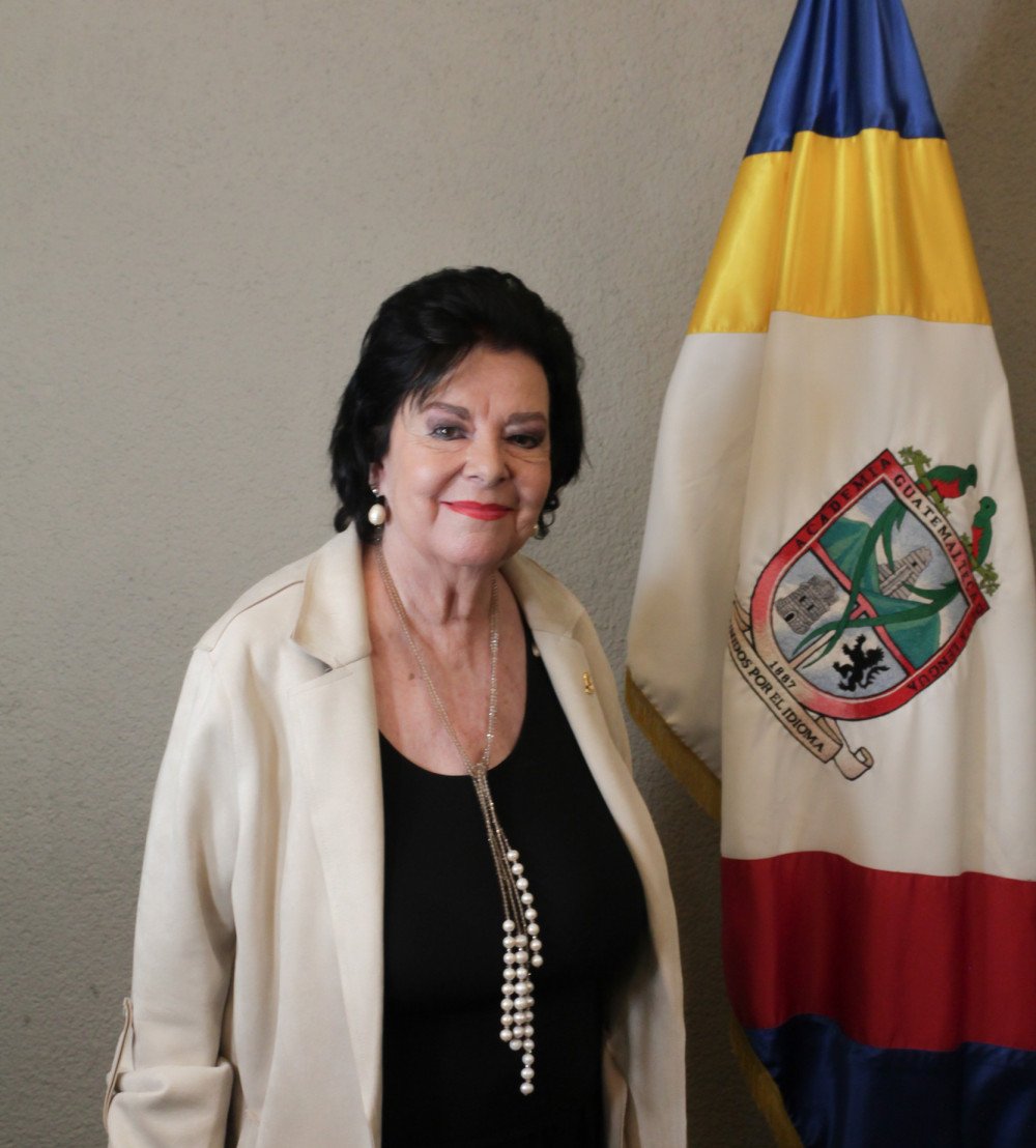 María del Rosario Molina, miembro de la Academia Guatemalteca de la Lengua.