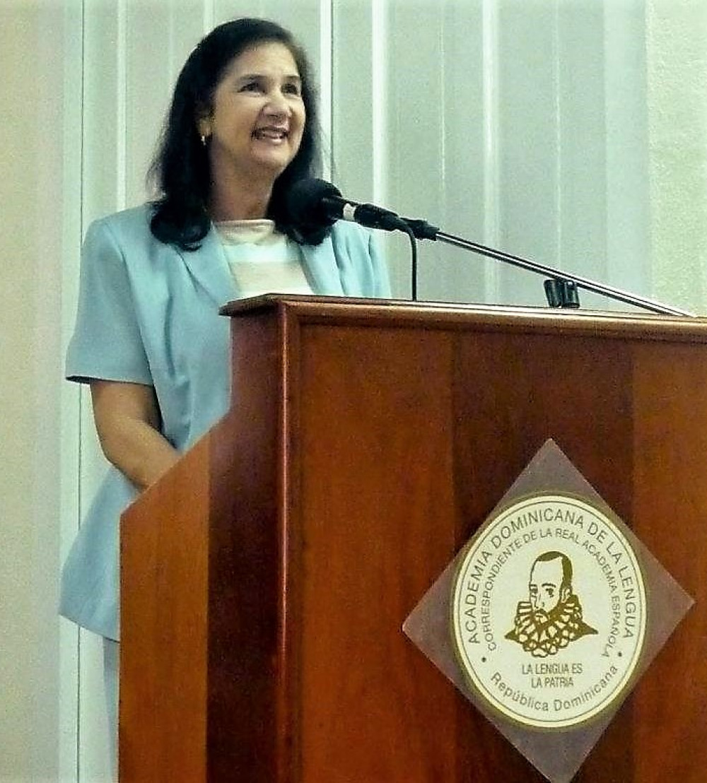 Irene Pérez Guerra, miembro de la Academia Dominicana de la Lengua