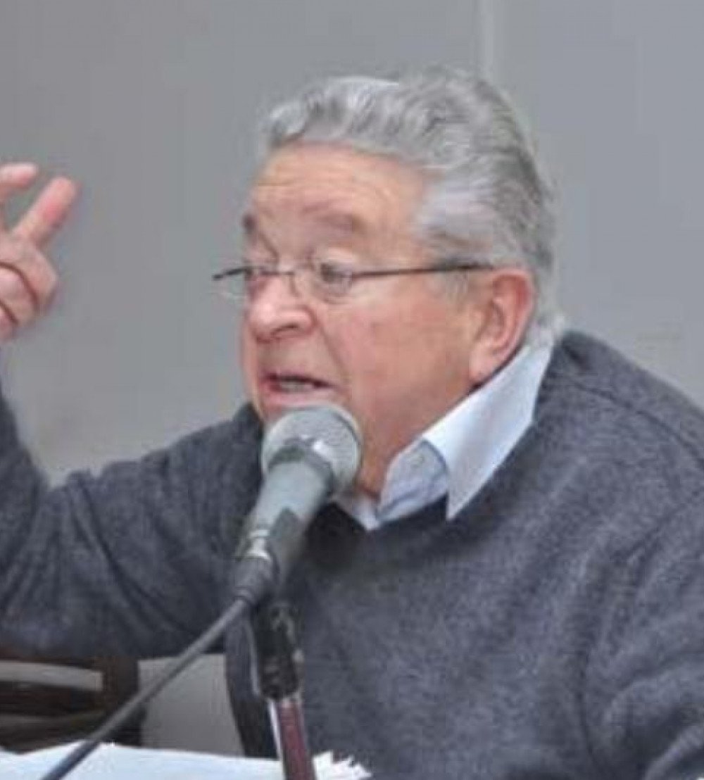 Alberto Bailey, miembro de la Academia Boliviana de la Lengua. Foto: La Patria.