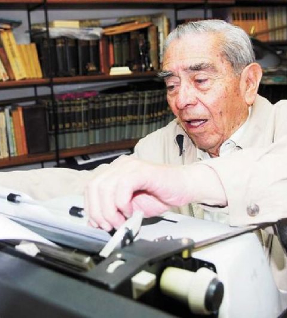 Alfonso Prudencio, miembro de la Academia Boliviana de la Lengua. Foto: La Razón.