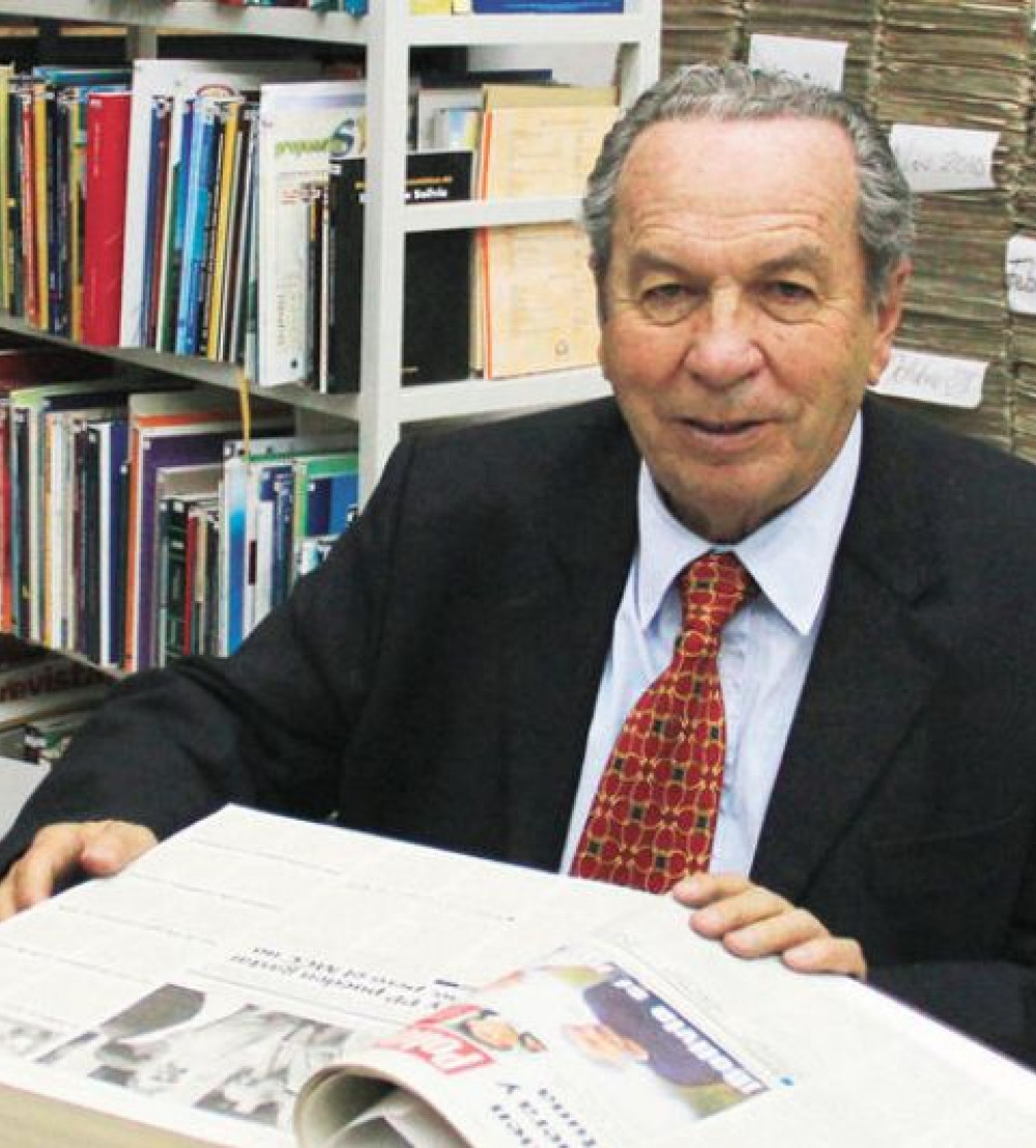 Mariano Baptista Gumucio, miembro de la Academia Boliviana de la Lengua. Foto: Eduardo Schwartzberg para La Razón.