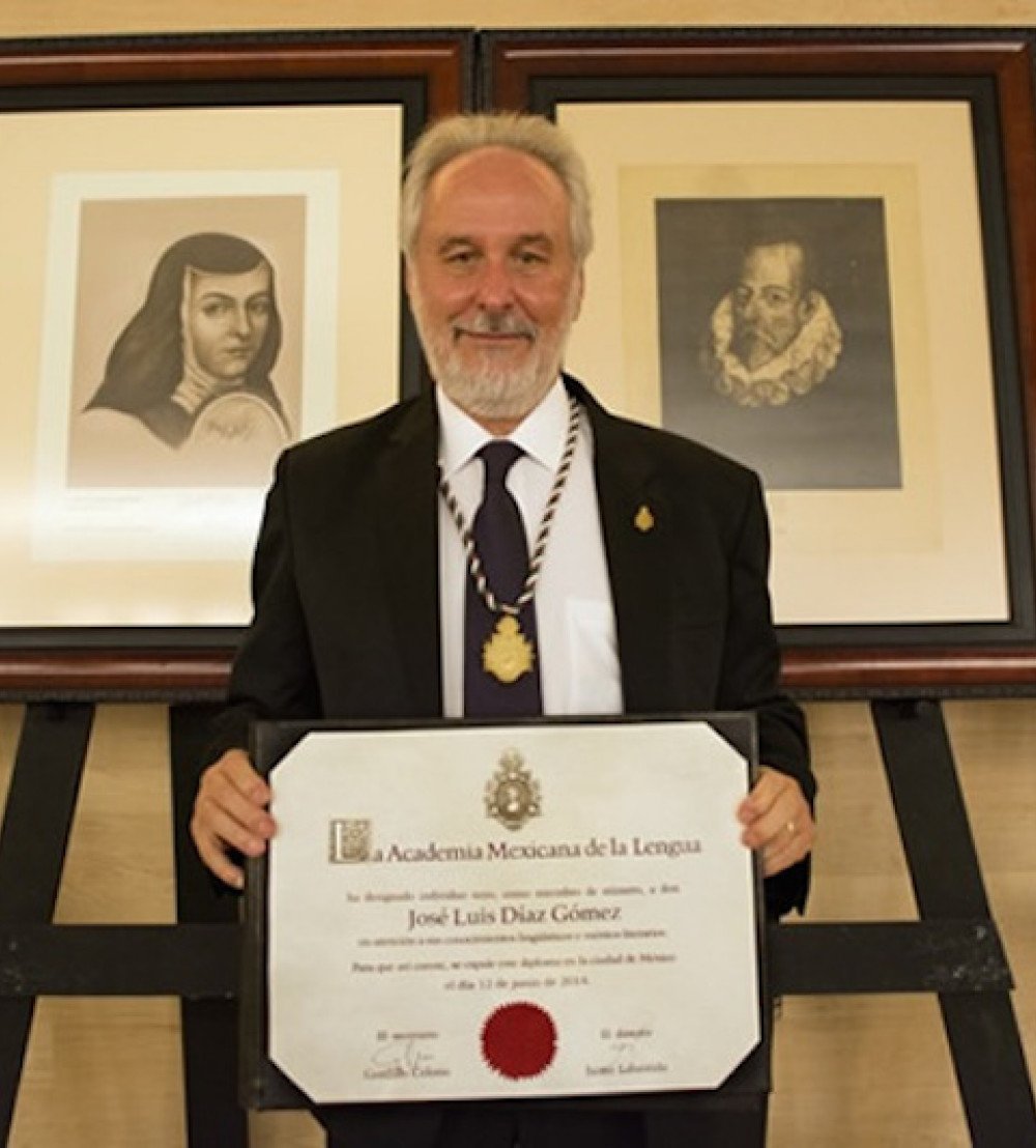 José Luis Díaz Gómez, de la Academia Mexicana de la Lengua. Foto: AML.