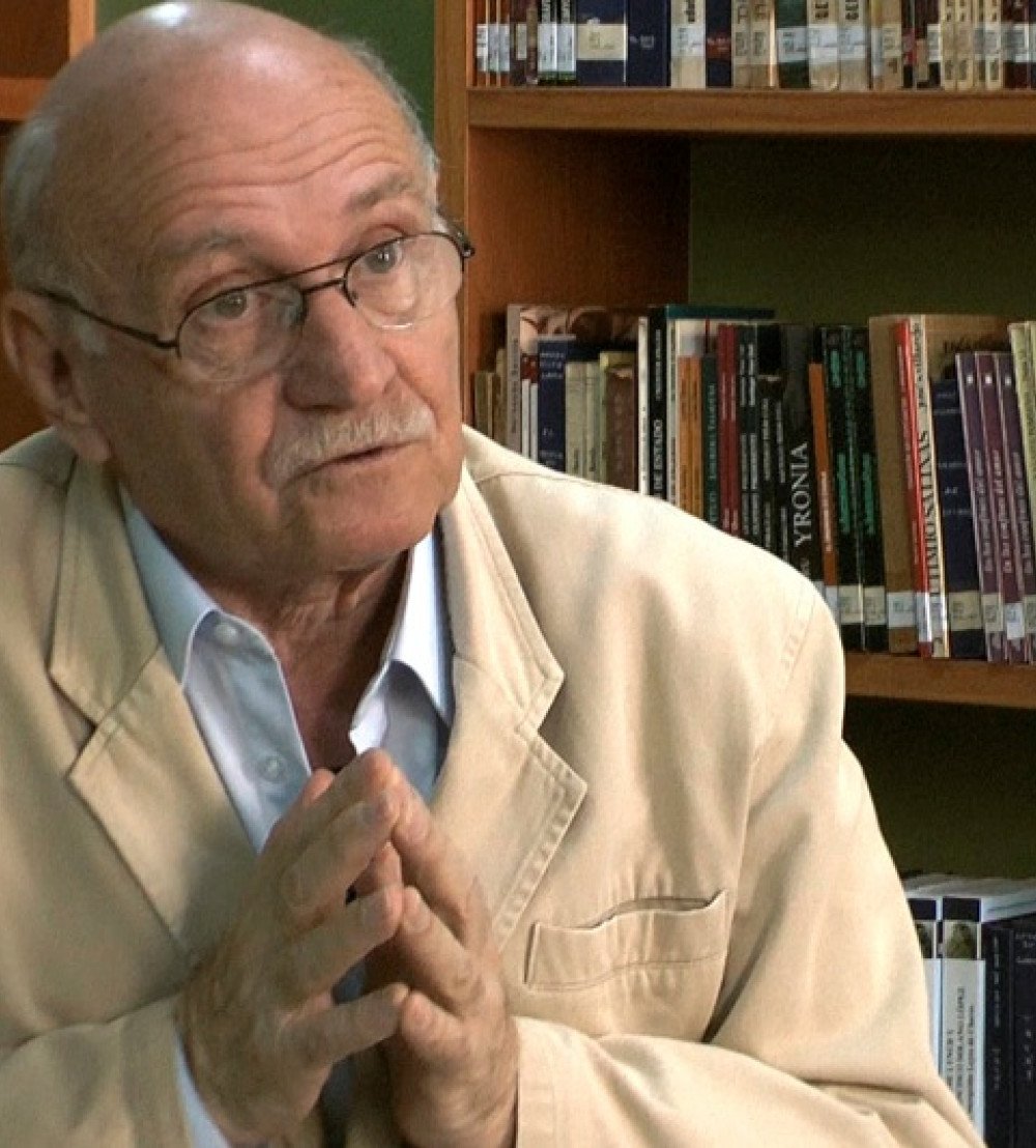 Jacobo Rauskin, de la Academia Paraguaya de la Lengua.Foto: Ecocultura TV.