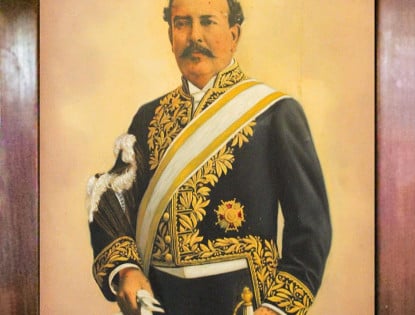 Fernando Cruz, primer directo de la Academia Guatemalteca de la Lengua. Foto: Museo de la Universidad de San Carlos, Guatemala.o: Universidad