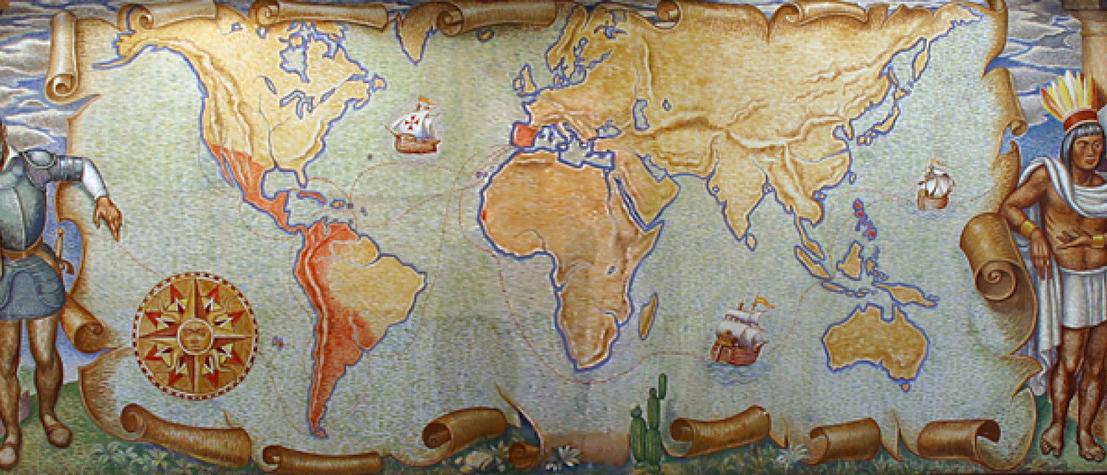 Mural de la Academia Colombiana de la Lengua