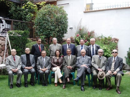 Foto de grupo, Academia Boliviana de la Lengua.