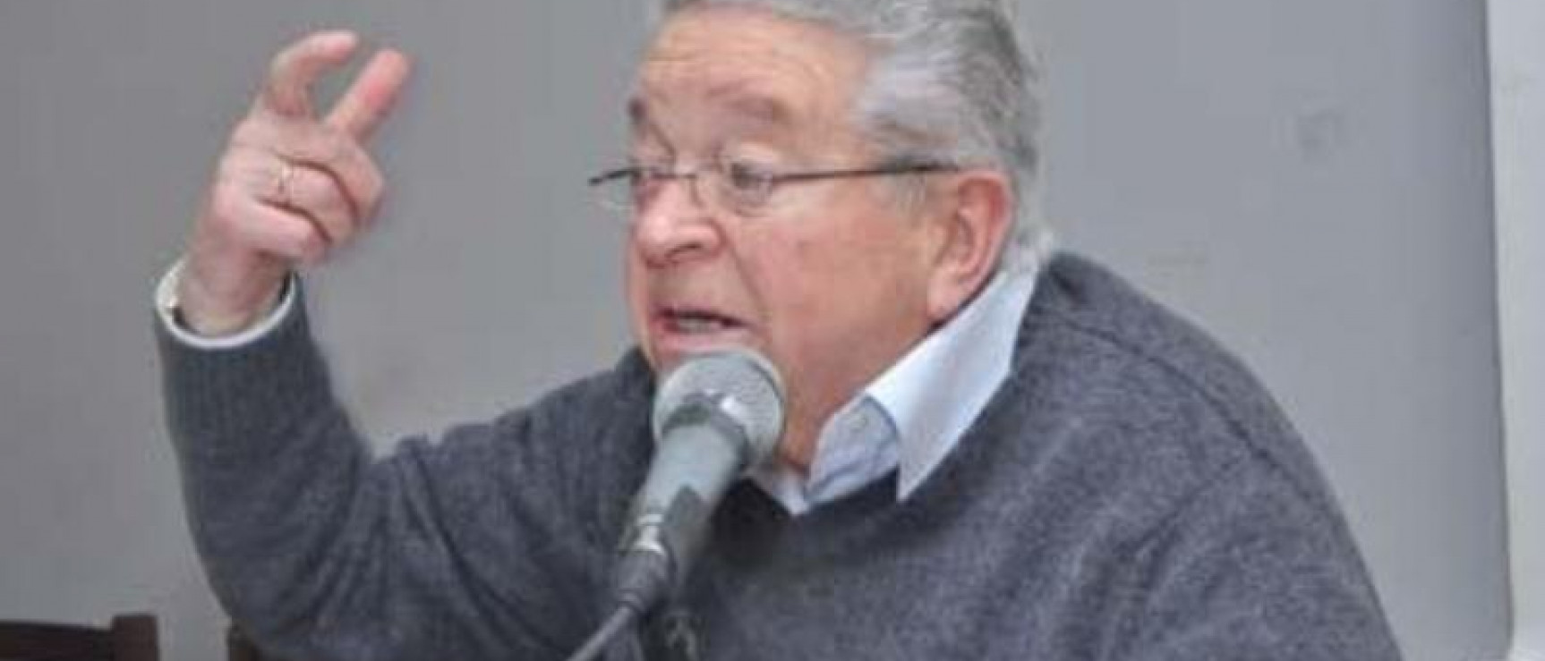 Alberto Bailey, miembro de la Academia Boliviana de la Lengua. Foto: La Patria.