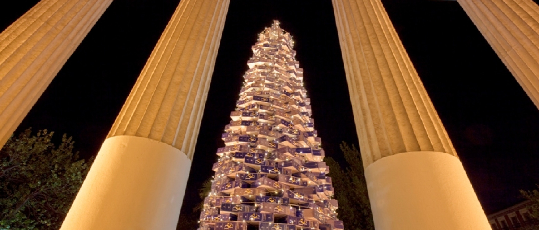 Árbol de Navidad de la Real Academia Española.