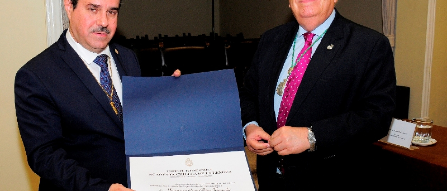 Francisco Javier Pérez, académico correspondiente de la Academia Chilena de la Lengua.