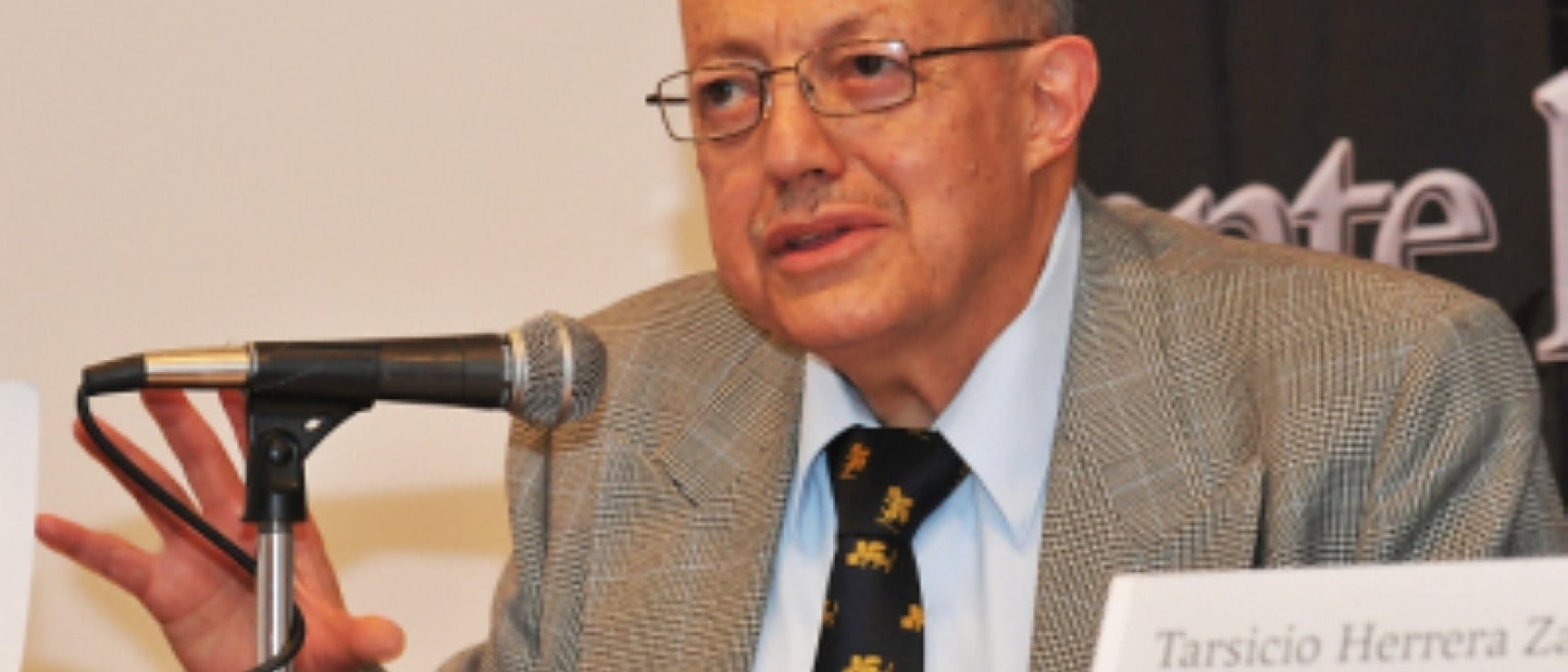 Tarsicio Herrera Zapién, miembro de número de la Academia Mexicana de la Lengua. Foto: Secretaría de Cultura.