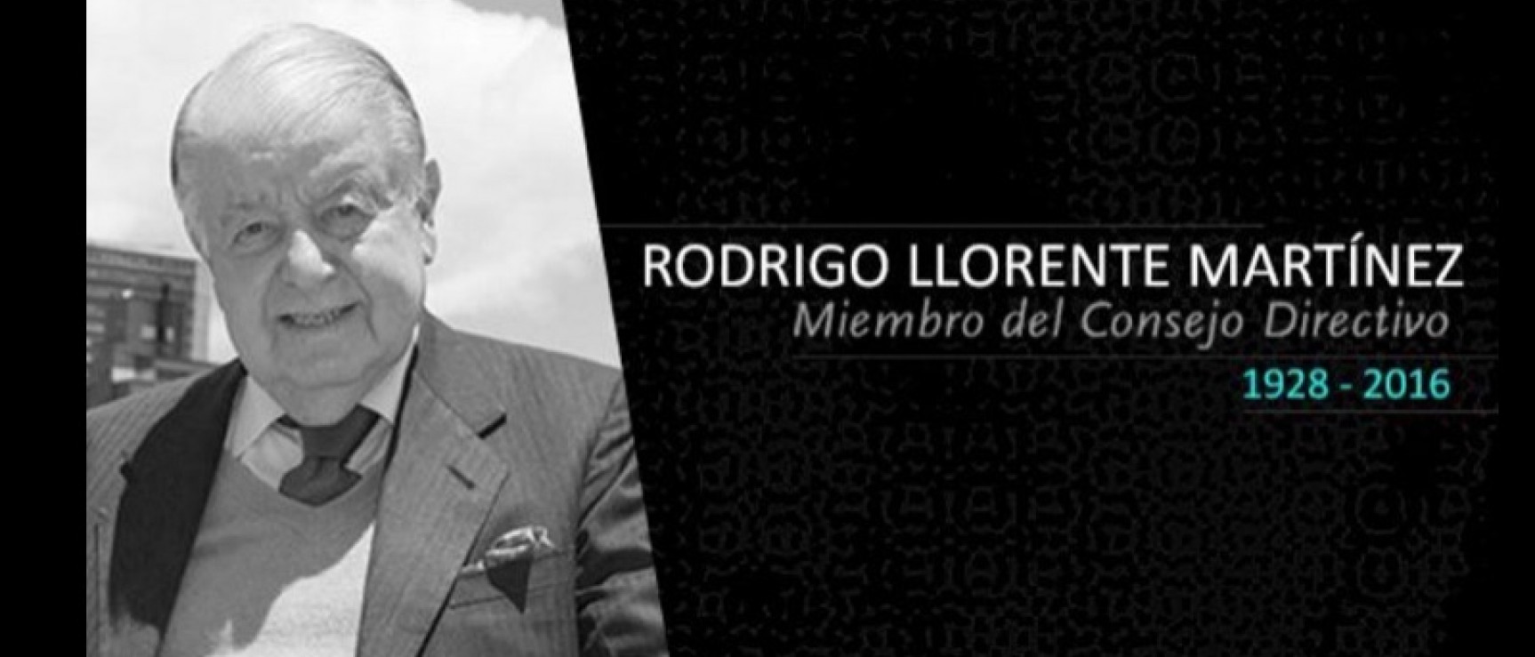 Rodrigo Llorente era miembro del consejo directivo de la Universidad de Bogotá.