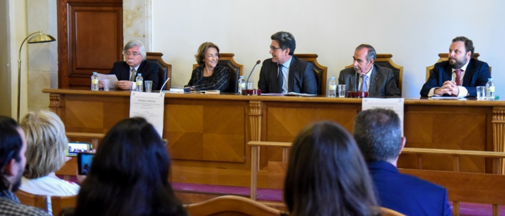 Inauguración en la USAL de la jornada de homenaje a Rafael Cadenas. Foto: Universidad de Salamanca (USAL)