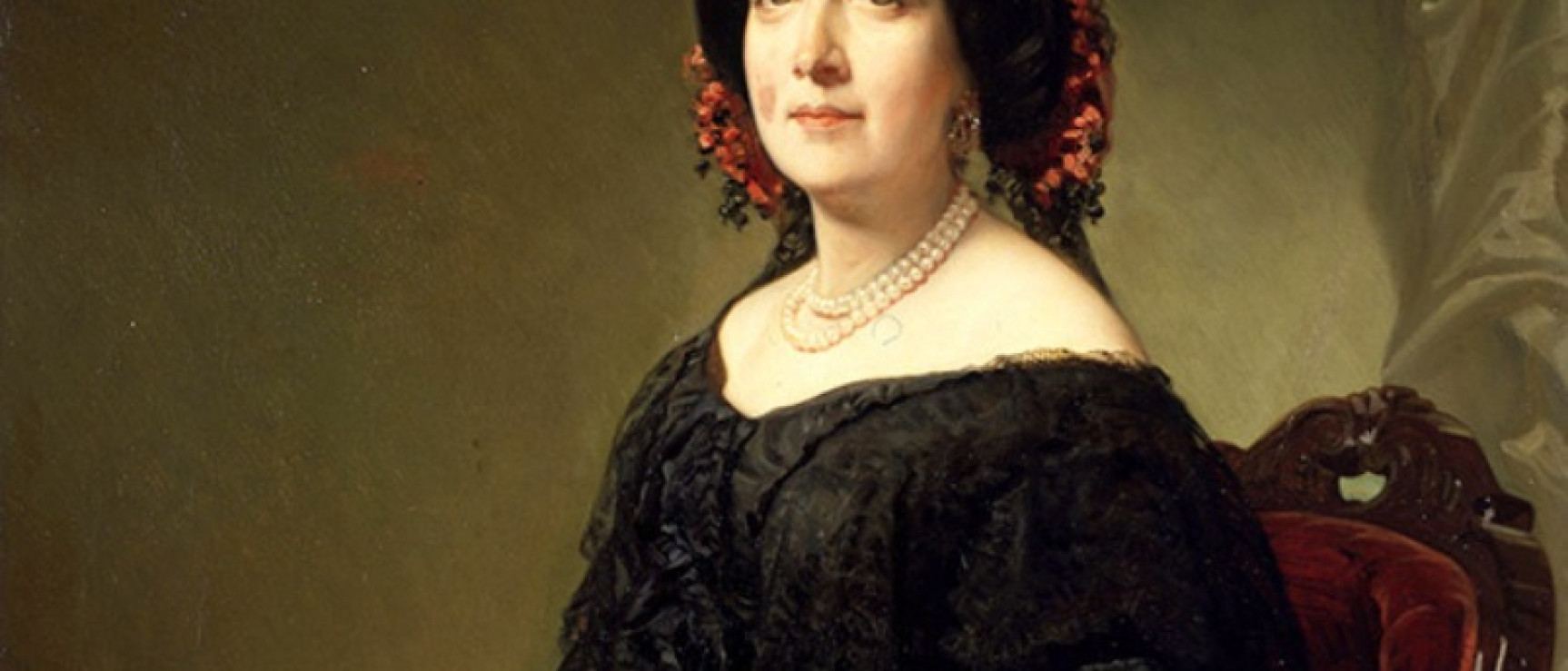 «Gertrudis Gómez de Avellaneda», por Federico de Madrazo, 1857. Fundación Lázaro Galdiano.