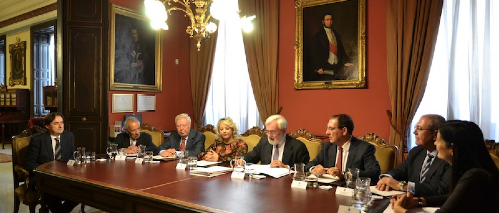 Presentación del proyecto «La lengua navega a América» en la sede de la RAE.