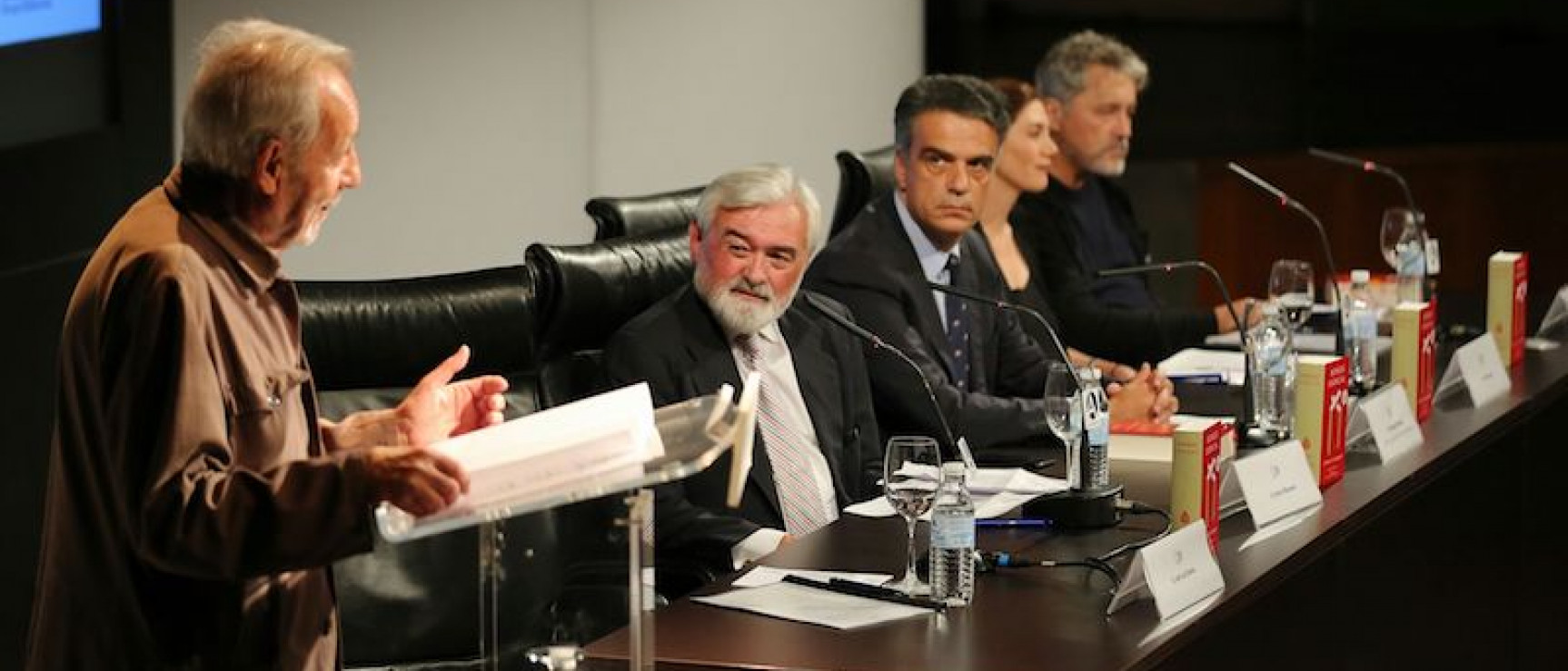 Acto de presentación de «Borges esencial» en la Casa de América de Madrid.