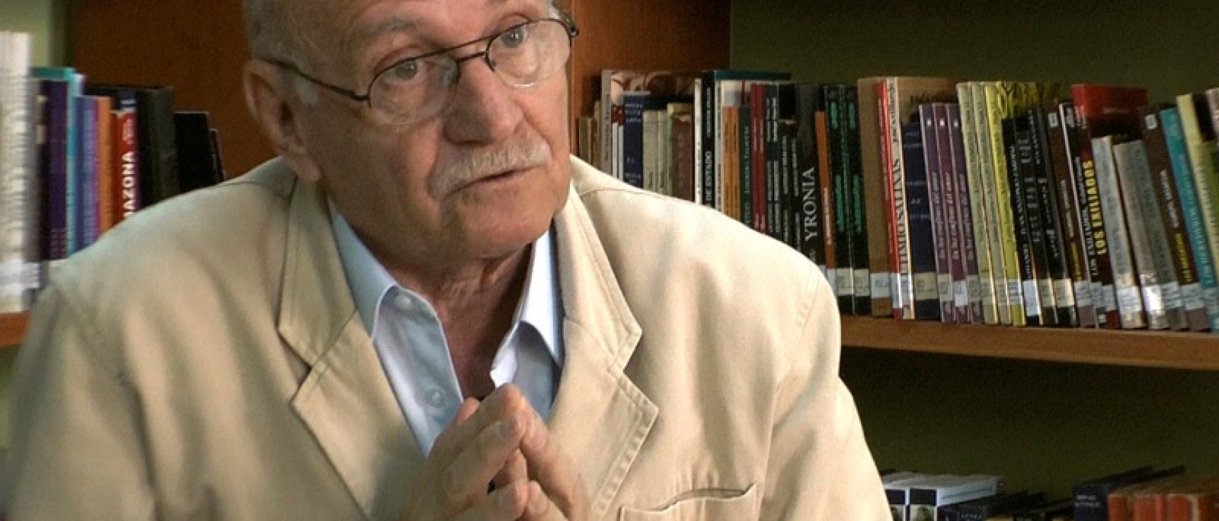 Jacobo Rauskin, de la Academia Paraguaya de la Lengua.Foto: Ecocultura TV.