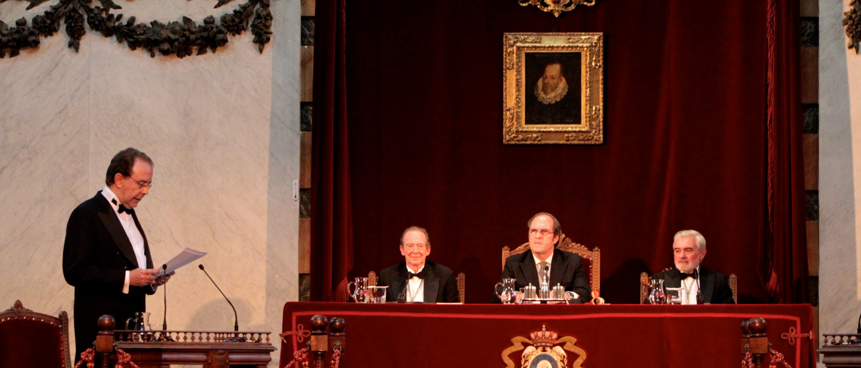 Lectura del discurso de ingreso de Pedro Álvarez de Miranda, el 5 de junio de 2011.