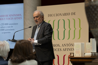 Presentación del «Diccionario de sinónimos, antónimos y voces afines»