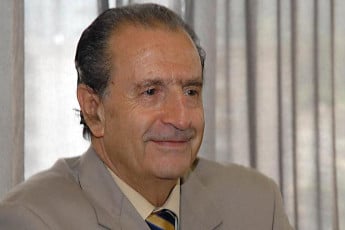 Rodrigo Borja Cevallos, miembro de la Academia Ecuatoriana de la Lengua. Foto: La Hora. 