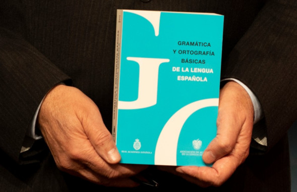 Gramática y Ortografía básicas de la lengua española (foto: RAE).