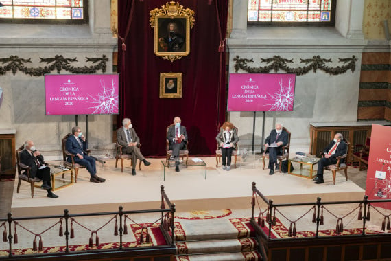 Presentación de «Crónica de la lengua española 2020» (foto: RAE)