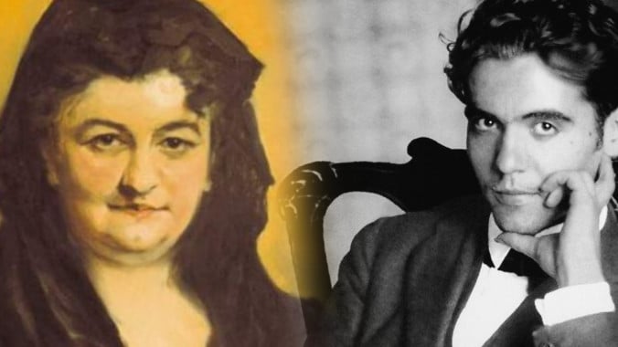 Emilia Pardo Bazán y Federico García Lorca.