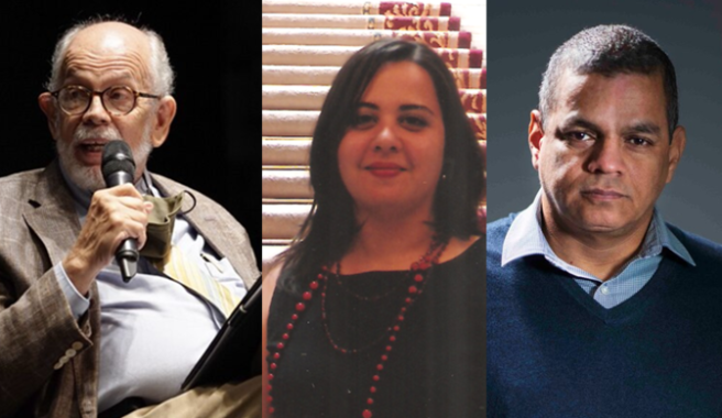 Nuevos académicos de la Academia Puertorriqueña de la Lengua Española (foto: El Adoquín Times) 