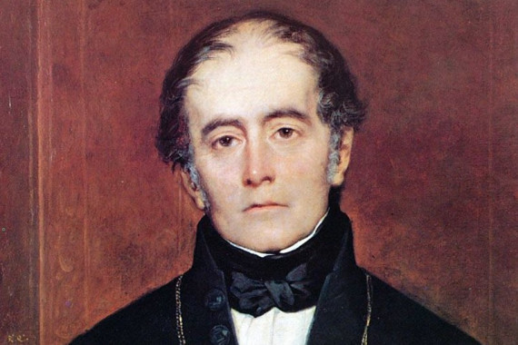 Retrato de don Andrés Bello por Raymond Monvoisin (Universidad de Chile)