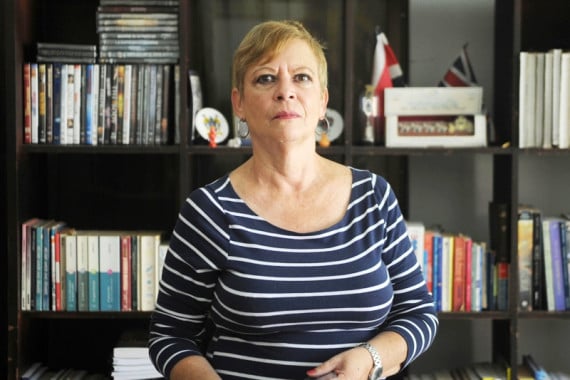 Mía Gallegos, miembro de la Academia Costarricense de la Lengua (foto: «La Nación»)