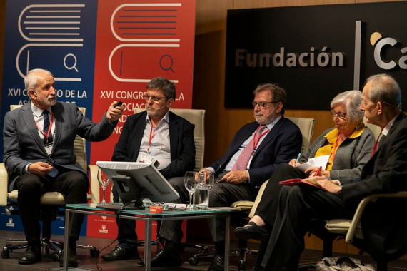 El foro «Internet, ¿una amenaza para la unidad del idioma?» en el Congreso de la ASALE (Foto: RAE)