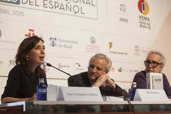 Inés Fernández-Ordóñez durante su intervención de hoy en el FIE 2.0.