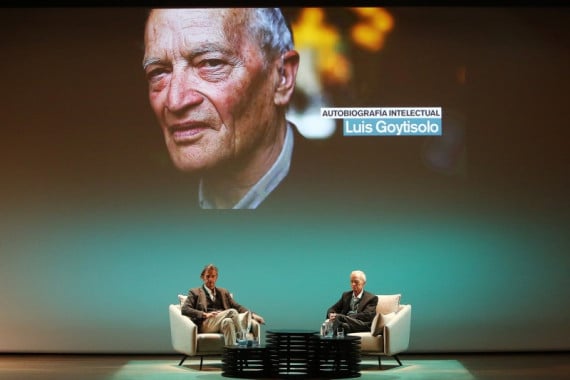 Luis Goytisolo ha dialogado con Ignacio Echevarría. Foto: Carmen Botán.