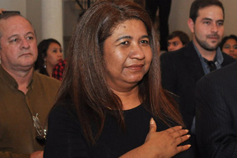 María T. Vargas, miembro de número de la Academia Hondureña de la Lengua.
