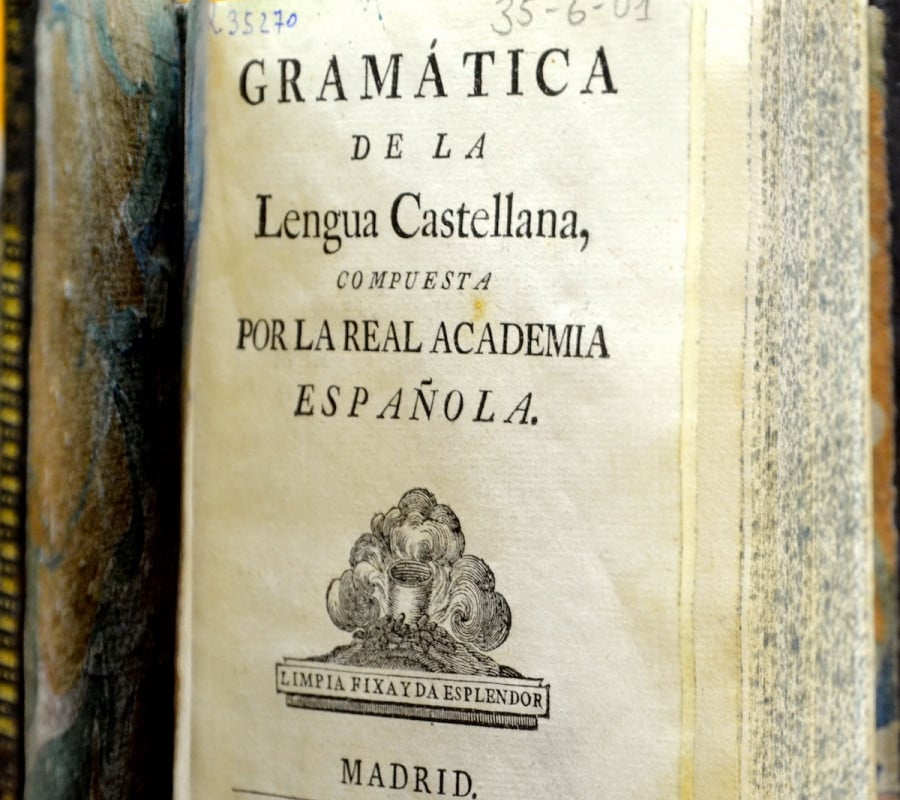 Primera gramática de la RAE, 1771