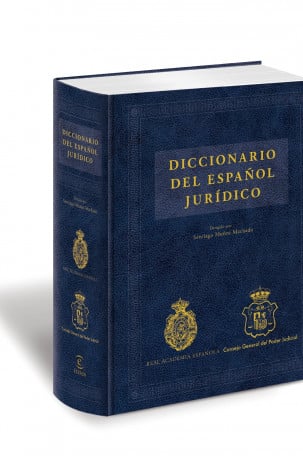 Portada del «Diccionario del español jurídico»