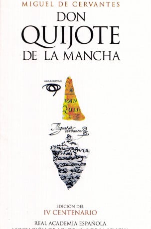 Portada de la edición conmemorativa del «Quijote», 2004.