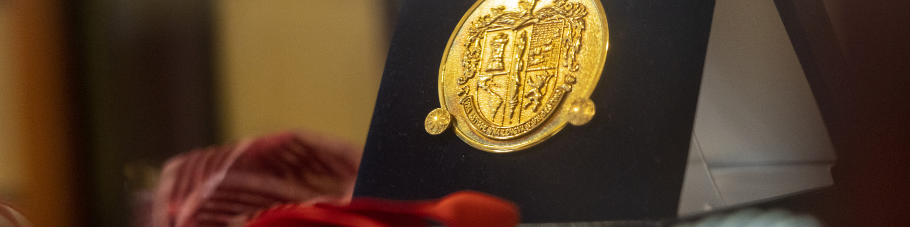 Medalla en la Biblioteca de la ASALE (foto: RAE)